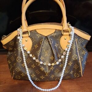 Pearl And Rhinestone Bag Charm